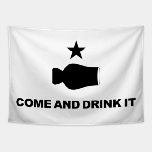 COME AND DRINK IT WHISKEY Tapestry