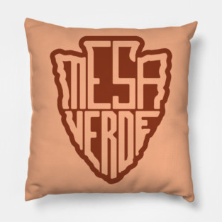 Mesa Verde National Park name arrowhead Pillow