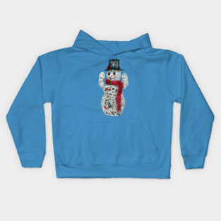 Digital Snowman Kids Hoodie