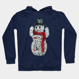 Digital Snowman Hoodie