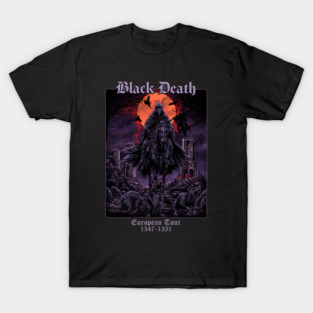 Black Death European Tour T-Shirt
