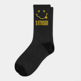 Satoshi Smille Bitcoin Socks