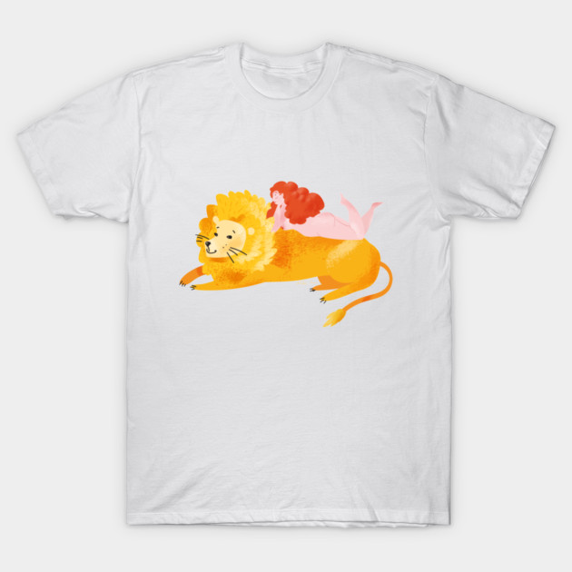 Naked Annie , Lion T-Shirt by philippovaart