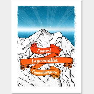 Everest Posters and Art