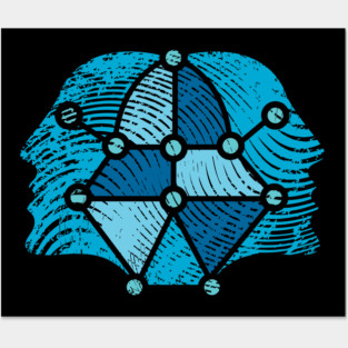 Artificial Intelligence Symbol Posters and Art