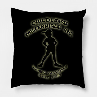Childless Millenials Inc - Peter Pan Pillow