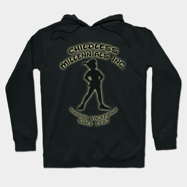 Childless Millenials Inc - Peter Pan Hoodie by magicmirror