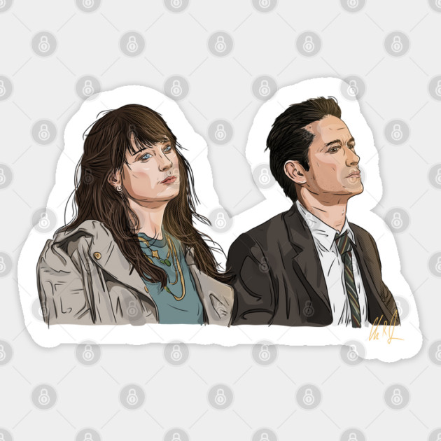 500 Days of Zooey & Joe Sticker by 51Deesigns
