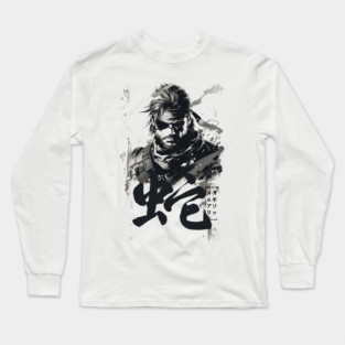 Metal Gear Solid Japanese Long Sleeve T-Shirt