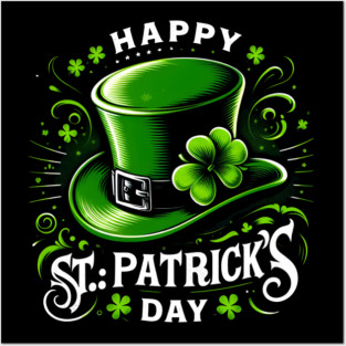 st patricks day Posters and Art