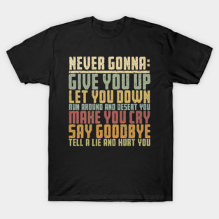 Things I am Never Gonna Do T-Shirt