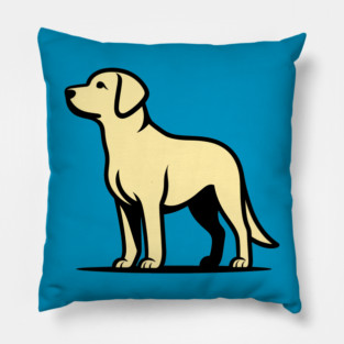 Yellow Labrador Dog Pillow