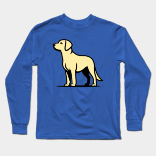 Yellow Labrador Dog Long Sleeve T-Shirt