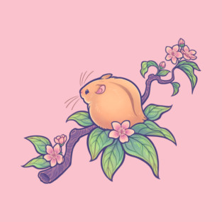 Fuzzy Peach Hamster 2