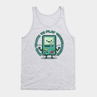 Who Wants to Play Videogames? Tank Top