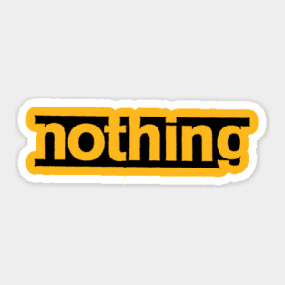 Nothing Records Sticker