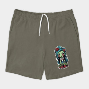 Rockabilly Zombie Girl 1 Shorts