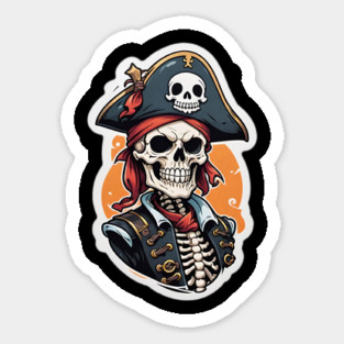 Pirate Skeleton Guy 1 Magnet