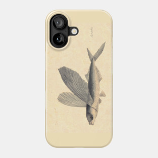 Flying Fish by Mary Symonds Phone Case