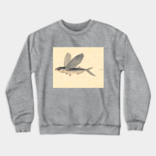 Flying Fish by Mary Symonds Crewneck Sweatshirt