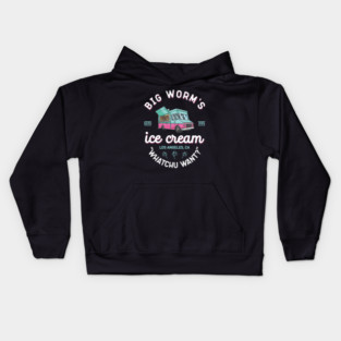 Big worm's ice cream - Friday Movie Kids Hoodie