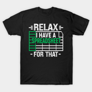 Spreadsheet T-Shirt