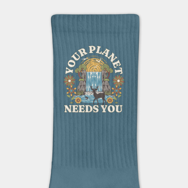 Your Planet Need You Waterfall by HolidayBug