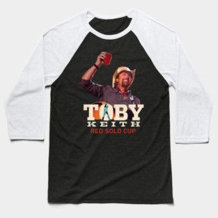 Toby Keith Red Solo Cup Baseball T-Shirt