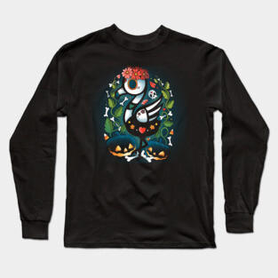 Dia de los Flamingos Long Sleeve T-Shirt