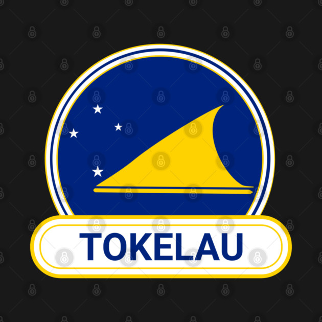 Tokelau Country Badge - Tokelau Flag by Yesteeyear