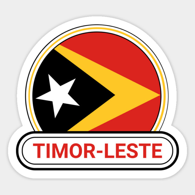 Timor-Leste Country Badge - Timor-Leste Flag Magnet by Yesteeyear