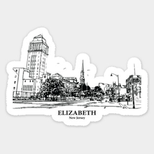 Elizabeth - New Jersey Sticker
