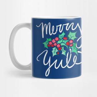Merry Yule Holly Berries Mug
