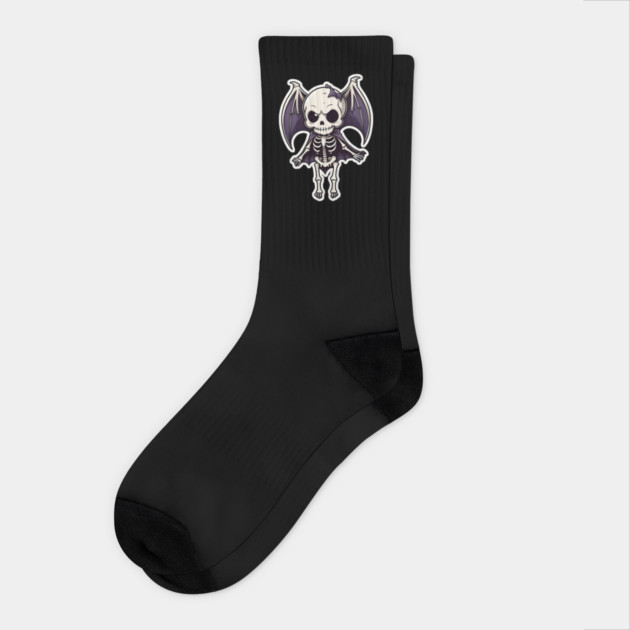 Skeleton Vampire Socks by Grave Digs