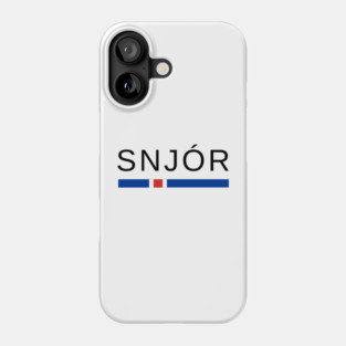 Snjór Iceland Phone Case