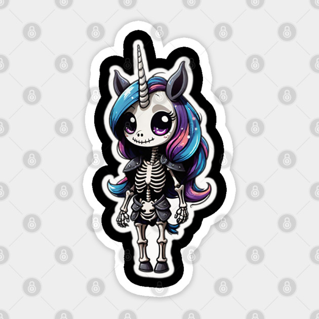 Skeleton Unicorn 2 Sticker by Grave Digs