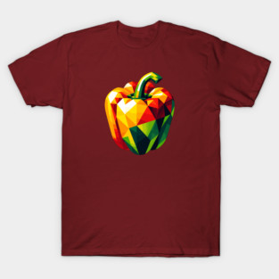 Abstract Geometric Pepper - Color Design T-Shirt