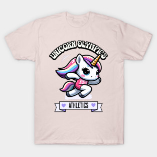 Athletics Unicorn Olympics ✨🦄 Running T-Shirt