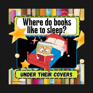 Reading Teacher Librarian Funny Book Joke Design T-Shirt