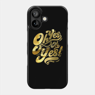 COX - TECHNO MUSIC OH YES OH YES gold edition Phone Case