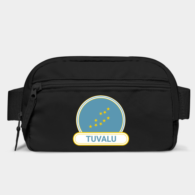 Tuvalu Country Badge - Tuvalu Flag by Yesteeyear