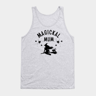 Magickal Mum Witch and Cat Mother's Day Cheeky Witch® Tank Top