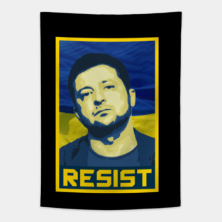 Zelensky Resist Tapestry