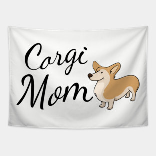 Corgi Dog Mom Tapestry