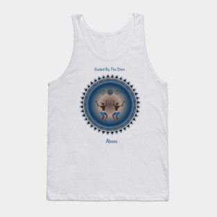 Guided By The Stars Above. Spiritual, Affirmations. Tank Top