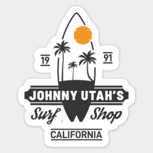 Johnny Utah's Surf Shop, Point Break Sticker