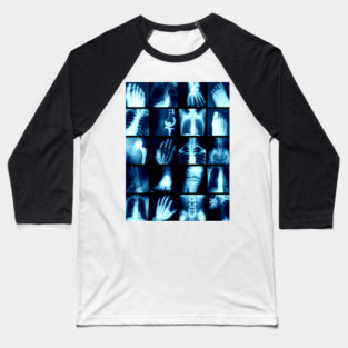 X-Ray Human Skeleton Bones Baseball T-Shirt