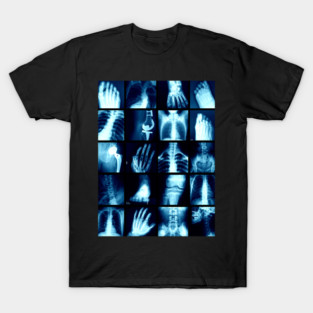 X-Ray Human Skeleton Bones T-Shirt