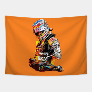 Oscar Piastri Tapestry