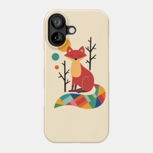 Rainbow Fox Phone Case